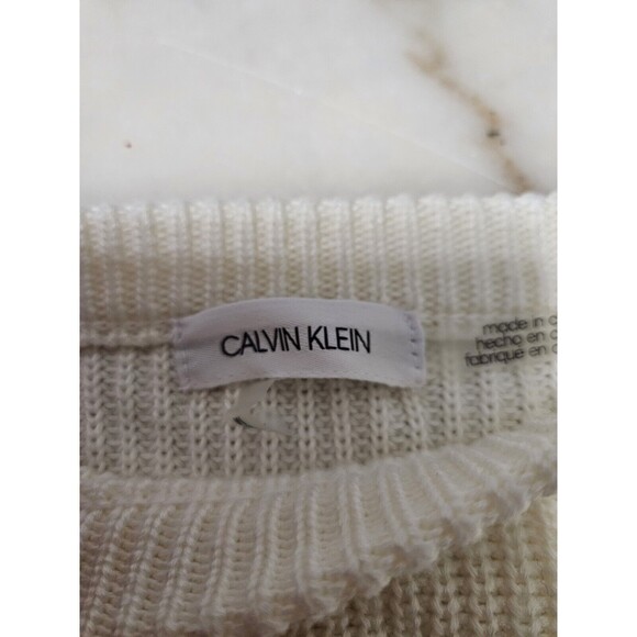 Calvin Klein Sweater Criss Cross Shoulders Women's Size M - Picture 4 of 9